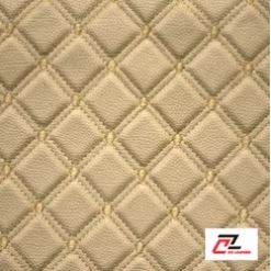 Da PVC hình vuông sần kem - Vải Da 5D Thanh Hóa - Công Ty Cổ Phần OZ Leather